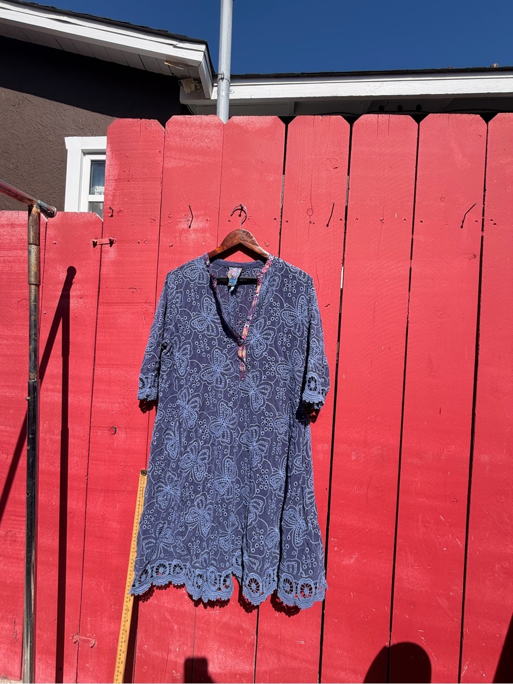 JOHNNY WAS MALFI MANDARIN COLLAR DRESS